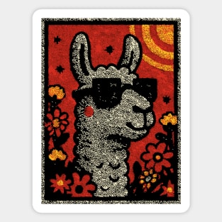 Hipster Alpaca | The No-Drama Llama Magnet